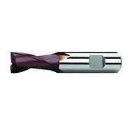PTG PROFILINE 248440301900 - Fresa a codolo HSS-Co8, DIN 844, tipo NR, Blanke, 4 denti, diametro 19 mm, diametro gambo 16 mm, lunghezza 92 mm, lunghezza 32 mm