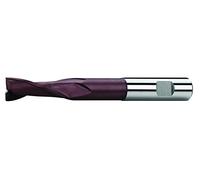 PTG PROFILINE HSS-Co8 248440501600 - Fresa a codolo DIN 844, tipo HR, Blanke, 4 denti, diametro 16 mm, diametro gambo 16 mm, lunghezza 92 mm, lunghezza 32 mm