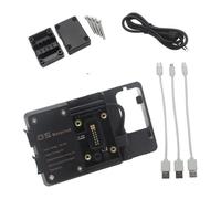 PTGZGFNPAM Supporto Per Telefono Moto Per K&YMCO Per XCITING S 400 Supporto Moto Piastra Navigazione GPS Telefono Accessori Esterni(A)