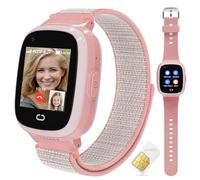 PTHTECHUS 4g Bluetooth Orologio Smartwatch Bambini, GPS Locator Orologio Intelligente Telefono con Musica Video Chiamata SOS Chat Vocale Camera Anti-lost bambino Bracciale Regalo Compleanno