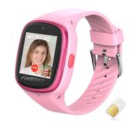 PTHTECHUS Orologio da bambino 4G GPS Smart Watch con WiFi Bluetooth Videochiamata SOS Pedometro Musica, Sveglia, Torcia Elettrica, Regali Orologio Collegato per Ragazzi Ragazze