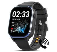 PTHTECHUS Orologio GPS, 4G Smartwatch con Videochiamata, 900 MAh, Orologio Bambino WIFI/Bluetooth, Con Immagini e Messaggi Vocali, SOS Contapassi Musica, Adatto Bambini Sopra i 5 Anni, Nero intenso