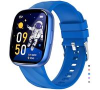 PTHTECHUS Smartwatch per Bambini con Risposta Chiamate, IP67 Orologio Smartwatch Bambini con Sonno, Gioco, 37 Modalità Sportivo, Smart Watch per Ragazzi Ragazze Adolescenti 6-16 (2D-SPEU-S60K-Blue)