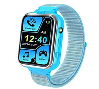 PTHTECHUS Smartwatch per Bambini - Lettore MP3 Orologio Smartwatch Bambini Phone con Gioco SOS Fotocamera Torcia Pedometro per Regalo Ragazzo Ragazza 4-12
