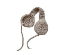 PTILSERY Morbido Stretch Inverno Caldo Cavo Maglia Ear Warmer Fascia Crochet Ear Warmer Fascia Fascia Paraorecchie Maglia per Bambini