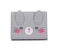 PTILSERY Portamonete carino per studenti in stile cartone animato, porta carte di credito, comodo ed elegante, per donne e ragazze