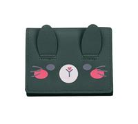PTILSERY Portamonete carino per studenti in stile cartone animato, porta carte di credito, comodo ed elegante, per donne e ragazze
