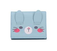 PTILSERY Portamonete carino per studenti in stile cartone animato, porta carte di credito, comodo ed elegante, per donne e ragazze
