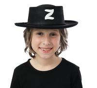 P'tit Clown 10600 - Cappello in Feltro per Bambini, Colore: Nero