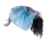 P'TIT Clown - 22230 - Automa Halloween - Animatronica Bambola Diabolica Animata da appendere - Animatronics - Suono e luminoso - 75 cm - Decorazione - Funziona con 3 batterie AA (Non incluse)