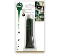 P'TIT CLOWN - 24091 - Falso sangue verde 28 ml - Trucco costume Halloween - Make-up Horror - Sangue teatrale - Fake Blood - Pittura viso - Effetti speciali - Sangue di film - Cosplay, Carnevale