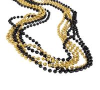 P'tit Clown - 24373 - Collana finte perle - set di 6 - oro e nero