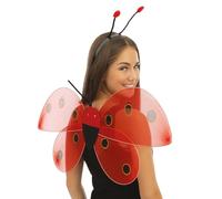 P'tit Clown 52310 - Ali di Coccinella, 48 x 45 cm, Multicolore
