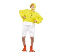 P'tit Clown 89830 - Costume da Pulcino per Adulto - Taglia Unica - Giallo