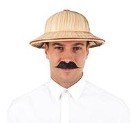 P'tit Clown Cappello di Paglia Colonial, 58131, Beige, 29 x 29 x 10
