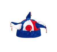 P'tit Clown Cappello giullare blu bianco rosso