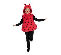 P'tit Clown Costume coccinella - bambino - 3/4 anni (Coccinella, 3-4 anni)
