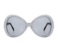 P'tit Clown- Occhiali da Discoteca, Colore Argento, 17 x 8, 20033