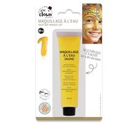 P'TIT CLOWN - Ombretto con pennello - Trucco Costume - Make-up - Adulto - Pittura Viso - Lavabile - Non tossico - Halloween, Carnevale, Compleanno, Cosplay, Kermesse (Giallo, 26 ml)