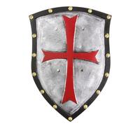 P'tit Clown- Scudo Cavaliere Lusso, Colore Grigio, 15237