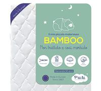 P'tit Lit - Materasso bambino in bambù - 70x140 cm - Viscosa soffice e assorbente - Senza trattamento chimico - Sfoderabile - OekoTex® - Fabbricazione europea