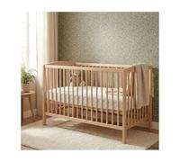 P'TIT LIT Pack Sonneil Bamboo - Materasso sfoderabile in viscosa di bambù + lenzuolo magico stampato 2 in 1, impermeabile e traspirante, supporto fermo, certificato Oeko-Tex & Certipur, 60 x 120 cm