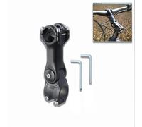 PTJJXA Attacco Manubrio Regolabile 31.8 mm, Rialzo Manubrio Bici, Rialzo del Manubrio della Bicicletta 100mm/120mm ±60° per la Maggior Parte di Mountain Bike Bici da Strada MTB BMX Ciclismo (120mm)