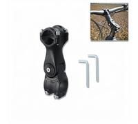 PTJJXA Attacco Manubrio Regolabile 31.8 mm, Rialzo Manubrio Bici, Rialzo del Manubrio della Bicicletta 100mm/120mm ±60° per la Maggior Parte di Mountain Bike Bici da Strada MTB BMX Ciclismo (100mm)
