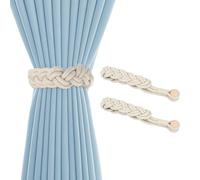 PTJJXA Calamite Tende, Ferma Tende con Calamita, Fermatenda Magnetici, Fermatende Drappeggiato e Raccogli Tenda, Magnetic Curtain Tiebacks di Tenda per Camera da Letto Senza Trapano 2PCS