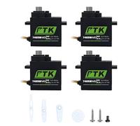PTK 7465W MG 9g Miniature Digital Servo, Waterproof with 5kg Torque, for Robots, Fixed Wings, 180 Degrees (4pcs)