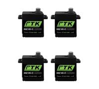 PTK 8462 TG-D Metal Gear Digital 9g Size Servo for Fixed-Wing Glider, Model Aircraft Servo Accessories (4pcs)