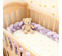 PTKG Cuscino con Nodo,Cuscino Nodo Paracolpi Letto,Antisoffoco Treccia Culla per La Decorazione della Stanza,per Letto Paracolpis Sponda,Sponde Anticaduta Serpente,N49,500CM