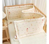 PTKG Cuscino Protezione per Letto, Cuscino Protezione Anticaduta, Traspirante Cuscino Paracolpis, Paracolpi Sponda Sponde Anticaduta, Paracolpis Barriera Sbarre,E3,250cm