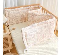 PTKG Cuscino Protezione per Letto, Cuscino Protezione Anticaduta, Traspirante Cuscino Paracolpis, Paracolpi Sponda Sponde Anticaduta, Paracolpis Barriera Sbarre,E6,150cm