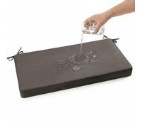 PTKG Poltrona Esterno Cuscino 2/3/4 Posti Cuscini per Sedie Sfoderabile Cuscini Dondolo 3 Posti con Lacci Cuscino per Panca da Giardino, Altalena, Sedia da Pranzo,Grau,100x55x5cm