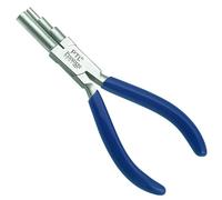 PTL® - Pinze a tre fasi, a becco rotondo, multiforme, per realizzare anelli per hobby, artigianato, gioielli, strumenti PTL® (4 x 6 x 8 mm)