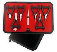 PTL - Set di mini pinze per la creazione di gioielli con pinze in nylon, per hobby e creazioni creative, idea regalo, colore blu PTL (nero)