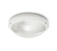 PTLEDIK E27 Applique a Parete/plafoniera Tonda 27cm in PC infrangibile IK10