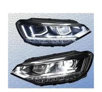 FARO PRINCIPALE Per VW Per Touran L 2016-2022 Gruppo Luci Anteriori Per Auto Configurazione Elevata Per Fari Per LED Per Auto Proiettore A Doppia Lente Accessori Fari Anteriori Auto