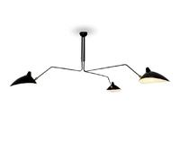 PTLYE Lampadario a Braccio oscillante Nordico Mid Century Modern Nero Lampada da soffitto Regolabile Tubo di Metallo a LED Luci Esterne sospese Adatto per Ristorante Corridoio Sala da Pranzo Camer