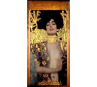 PTLYE Pittura Classica Stampe su Tela Arte Tela Wall Art Giuditta e la testa di Oloferne Dipinto di Gustav Klimt per L'arredamento Dell'ufficio 60x90cm