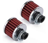 PTNHZ Universale 2 PZ 12mm Auto Cono Mini Olio Filtro di Aspirazione Dell'aria Carter Coperchio Della Valvola di Sfiato Filtro Flusso Filtri Aria