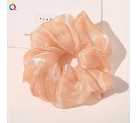 PTNKUIIY Scrunchies - Elastici per capelli da donna, 5 pezzi, taglie forti, elastici per capelli, stile vintage, per coda di cavallo, per capelli lunghi o spessi, per ragazze, colore arancione