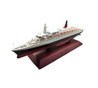 PTPTPTPT Modello Di Nave In Resina Per Nave Da Crociera Per La Collezione Di Decorazioni Per La Casa Modello Queen Elizabeth Regalo festivo(Colored oil version)