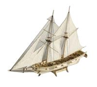 PTPTPTPT Modello Kit modello di barca in legno Regali fatti a mano per la decorazione del desktop di barche a vela artigianali Regalo festivo