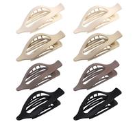 Ptrin Fermagli per capelli da donna, piatti, per capelli spessi e sottili, accessori per capelli da donna, 8 pezzi (A-2)