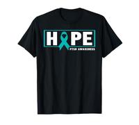 PTSD Awareness Shirt - Nastro Verde Acqua Speranza PTSD Awareness Maglietta
