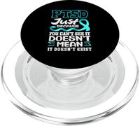 PTSD solo perché non puoi vedere la consapevolezza del PTSD PopSockets PopGrip per MagSafe