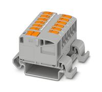 PTVFIX Blocco di distribuzione 6/12x2,5-ns35a GY, Grigio 1019547
