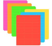 Ptwola 360 etichette rettangolari colorate per codifica a colori, adesivi rimovibili per indirizzo, etichette vuote in movimento per stampante laser a getto d'inchiostro, buste per spedizione, piccoli